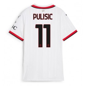 AC Milan Christian Pulisic #11 Borta Kläder Dam 2024-25 Kortärmad